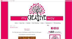 Desktop Screenshot of my-creativeway.com