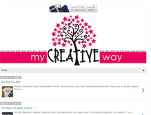 Tablet Screenshot of my-creativeway.com